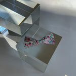 Petite Bow // Pink-burgundy Floral